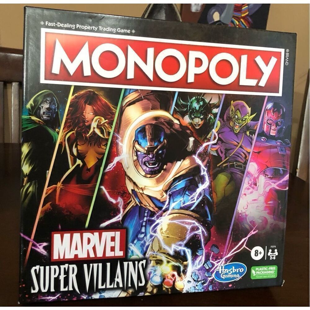HASBRO - NWT Monopoly Marvel Super Villains Edition. Sealed Box - Picture 13 of 14